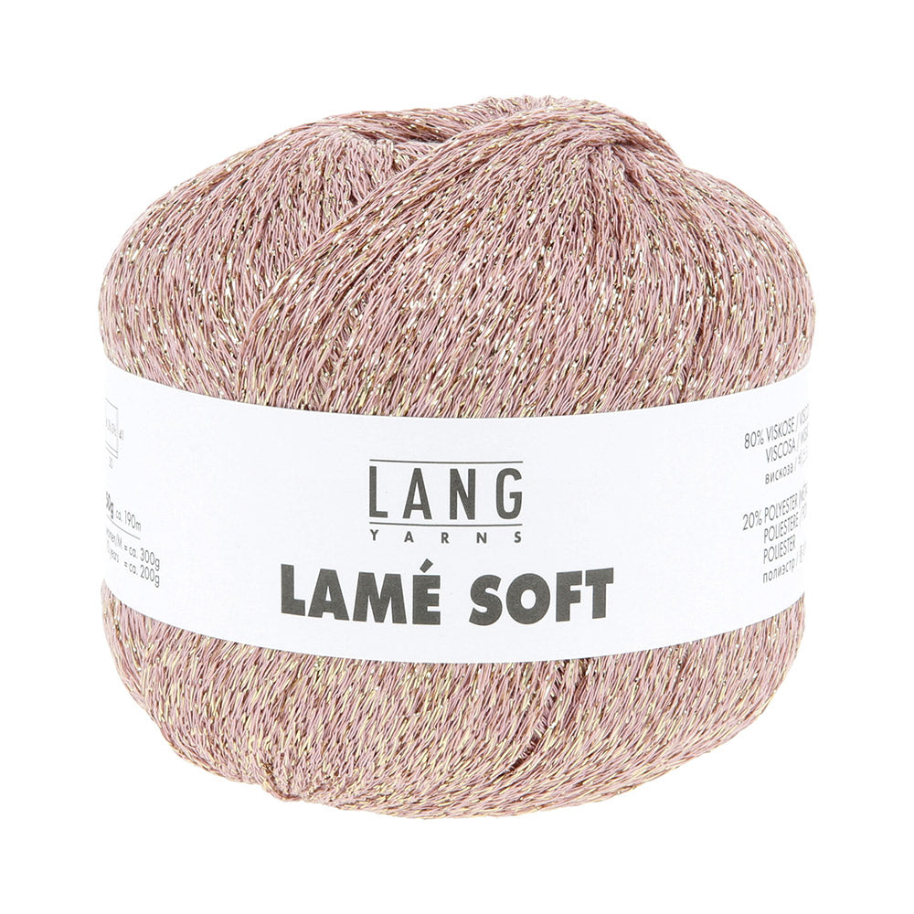 Lang Yarns Lamé Soft 0048 Oudroze