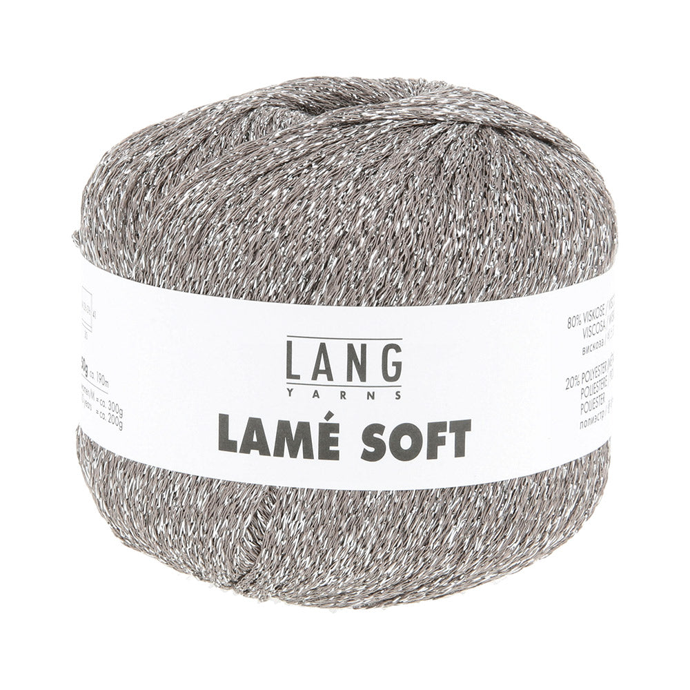 Lang Yarns Lamé Soft 0096 Steen