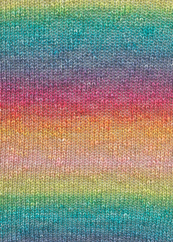 Langyarnslinellocprint — gemaakt met Lang Yarns Linello