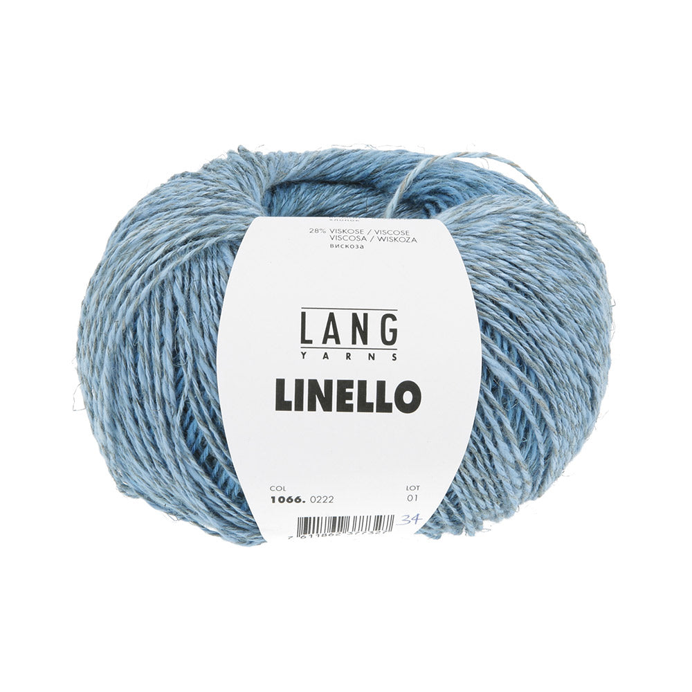 Lang Yarns Linello 0222 Blauw