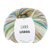 Lang Yarns Lisboa 0003 Lichtgroen/Roze/Oranje/Aqua