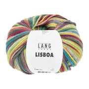 Lang Yarns Lisboa 0007 Rood/Donkergroen/Blauw/Geel