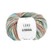 Lang Yarns Lisboa 0011 Olijf/Donkergroen/Blauw/Oranje
