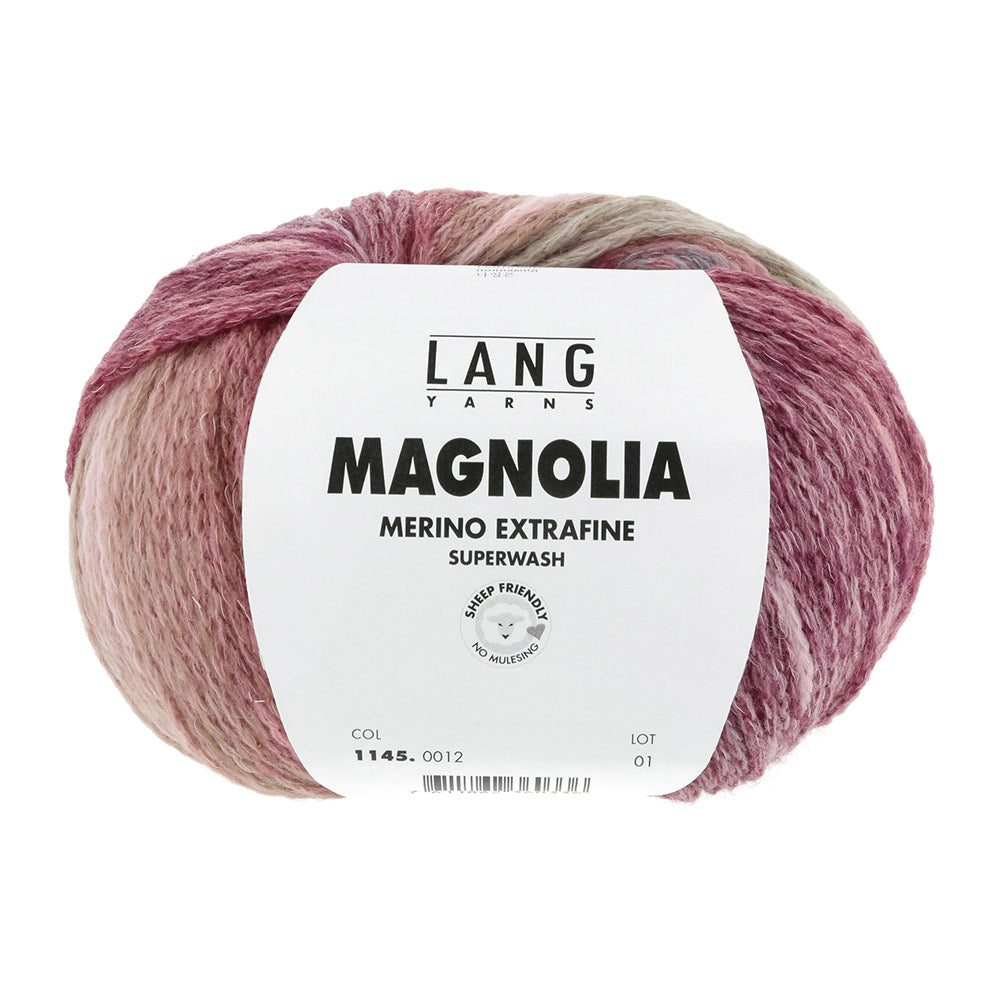 Lang Yarns Magnolia 0012 Roze/Blauw/Bruin