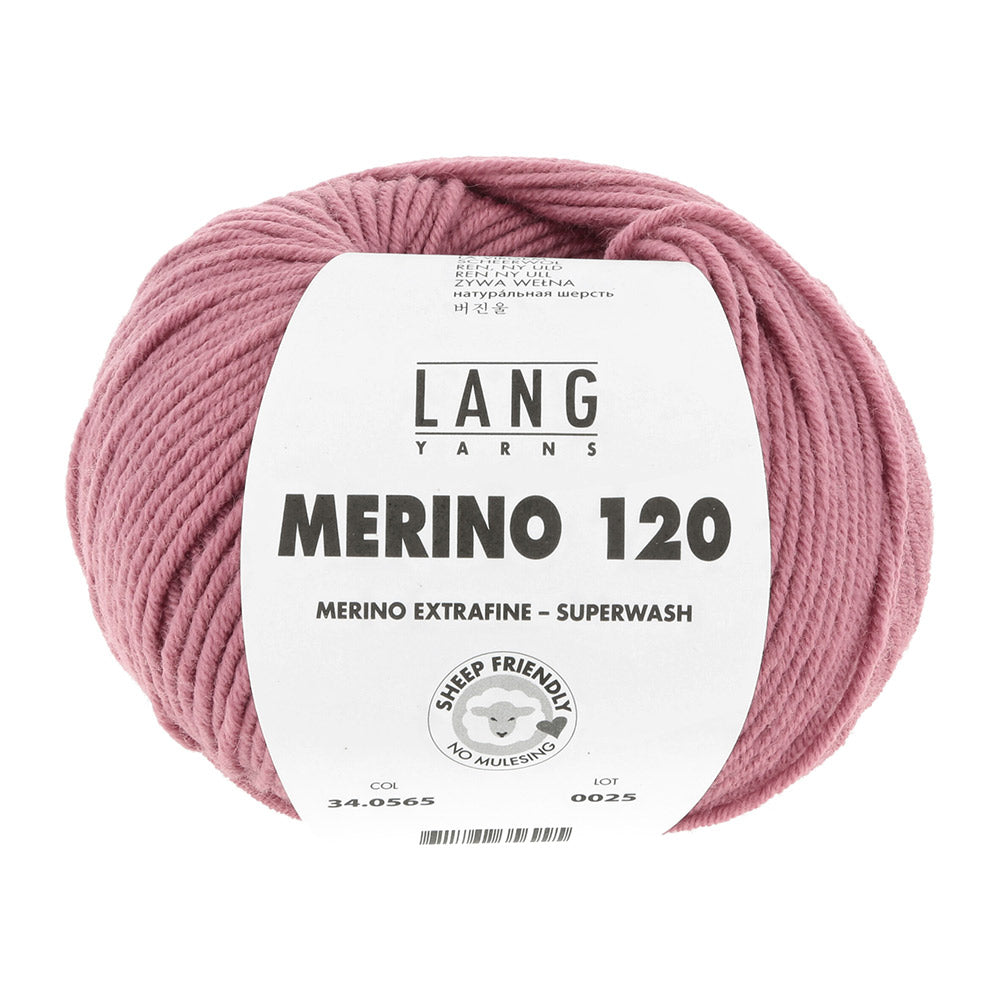 Lang Yarns Merino 120 0565 Granaatappel