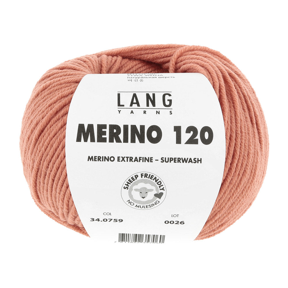 Lang Yarns Merino 120 0759 Mandarine