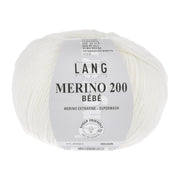 Lang Yarns Merino 200 Bebe 0301 Wit