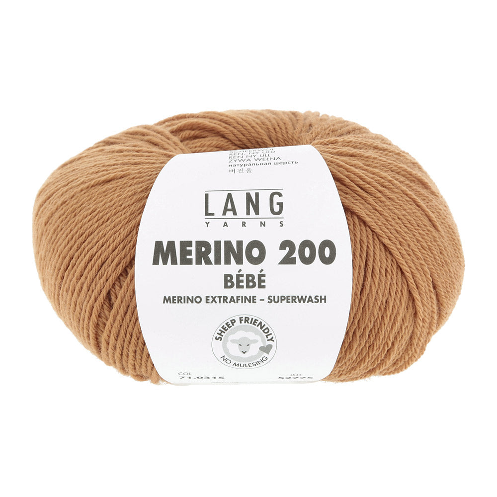 Lang Yarns Merino 200 Bebe 0315 Nougat