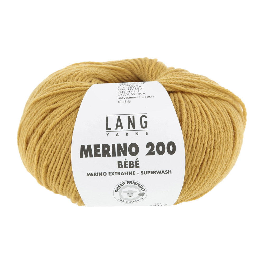 Lang Yarns Merino 200 Bebe 0350 Goud