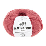 Lang Yarns Merino 200 Bebe 0365 Framboos