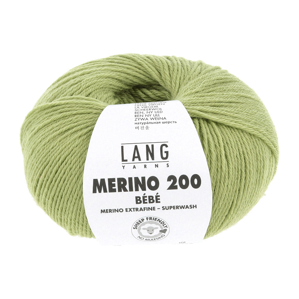 Lang Yarns Merino 200 Bebe 0417 Licht Groen
