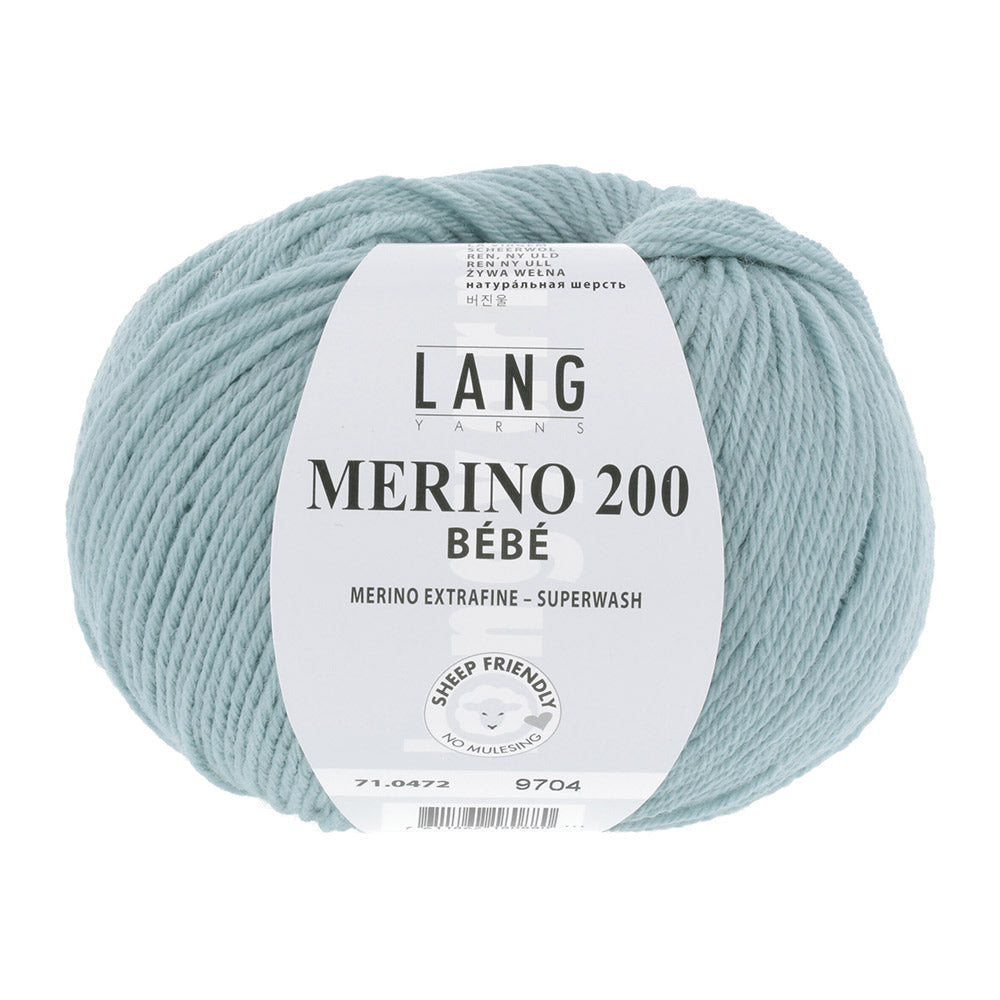 Lang Yarns Merino 200 Bebe 0472 Mint Donker