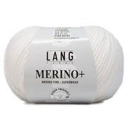 Lang Yarns Merino+ 0001 Wit