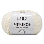 Lang Yarns Merino+ 0002 Gebroken Wit