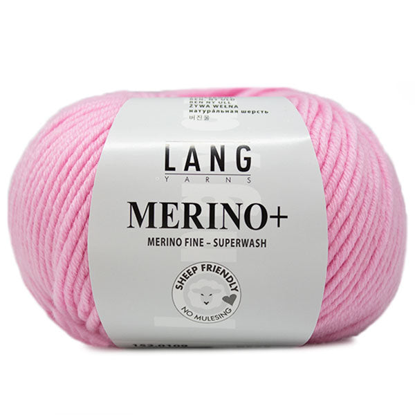 Lang Yarns Merino+ 0109 Licht Roze