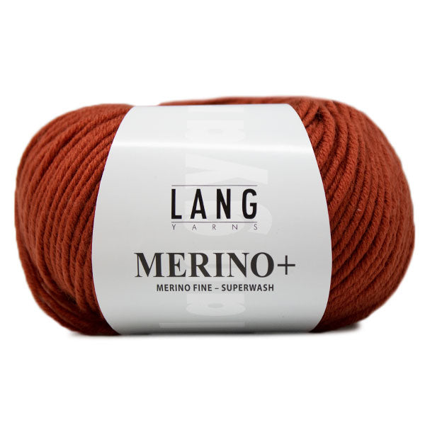 Lang Yarns Merino+ 0187 Baksteen