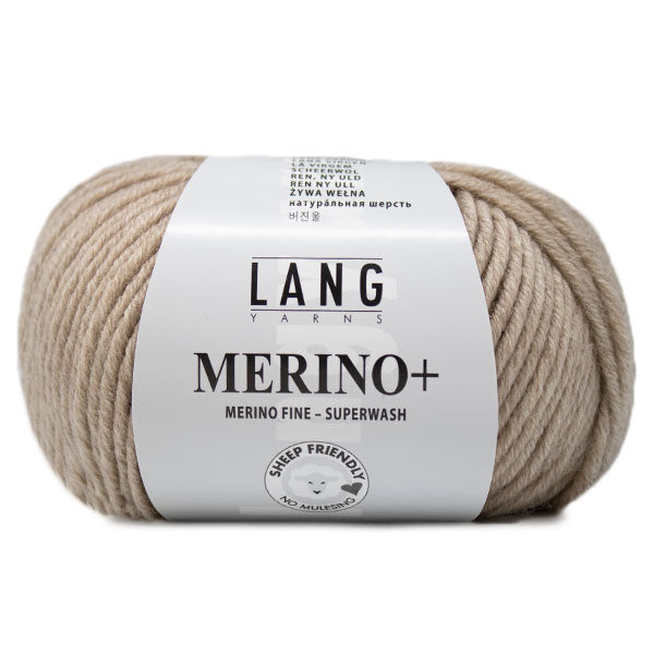 Lang Yarns Merino+ 0226 Beige Melange