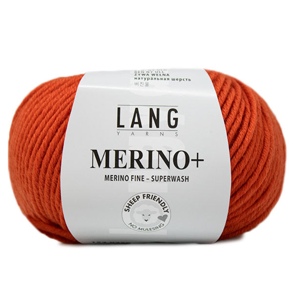 Lang Yarns Merino+ 0259 Mandarijn