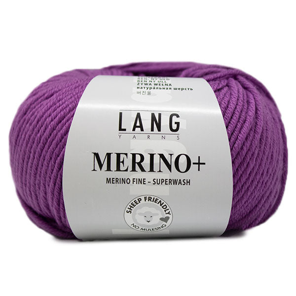 Lang Yarns Merino+ 0346 Lila Medium