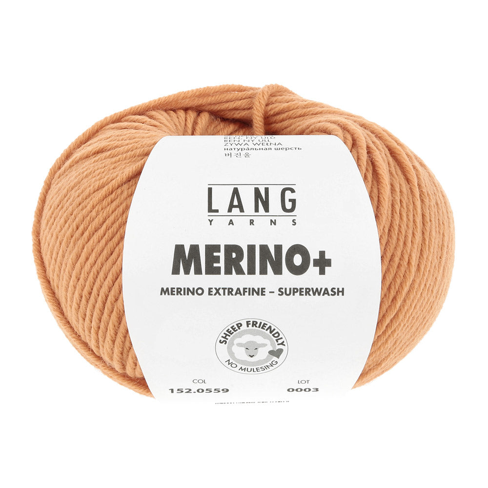 Lang Yarns Merino+ 0559 Mandarijn