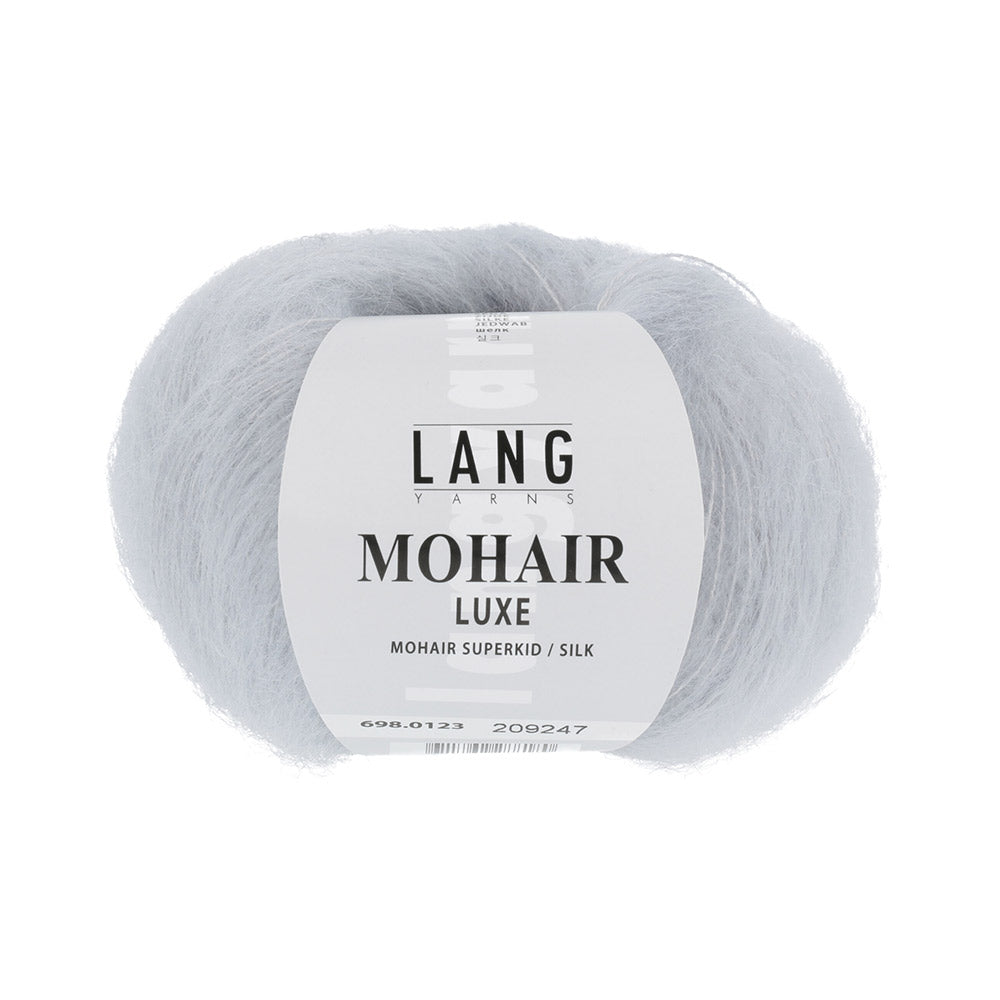 Lang Yarns Mohair Luxe 0123 Licht Grijs