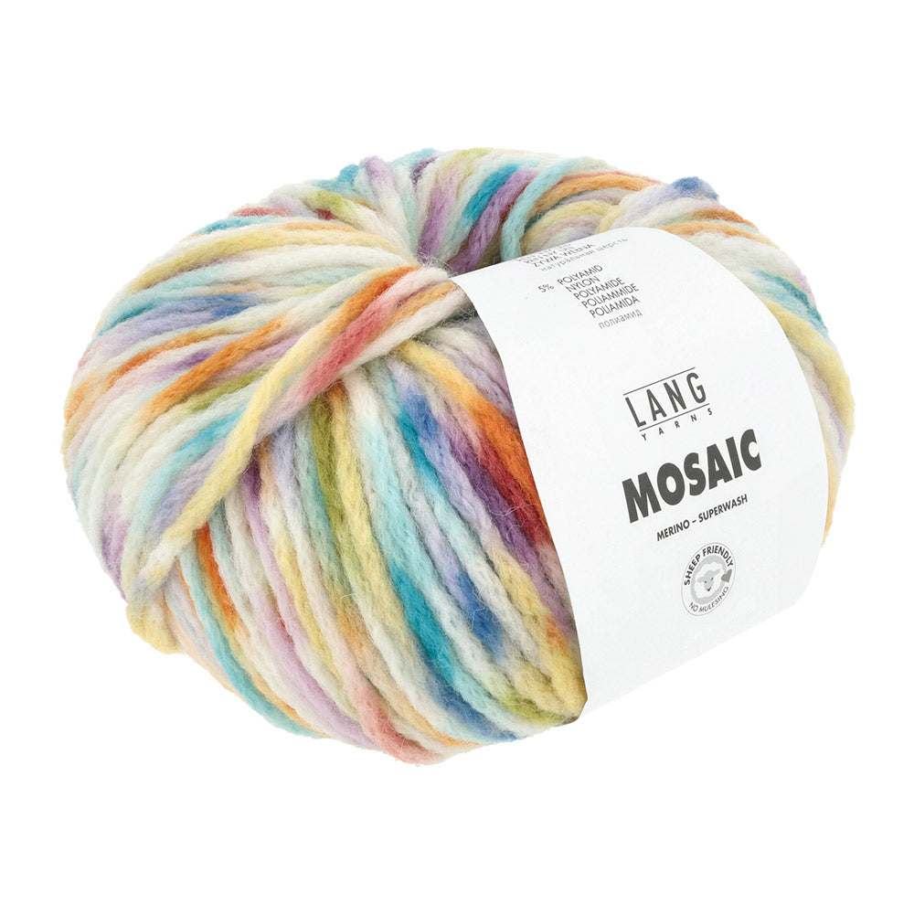 Langyarnsmosaic print — gemaakt met Lang Yarns Mosaic