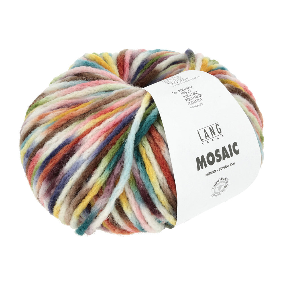 Langyarnsmosaic print — gemaakt met Lang Yarns Mosaic
