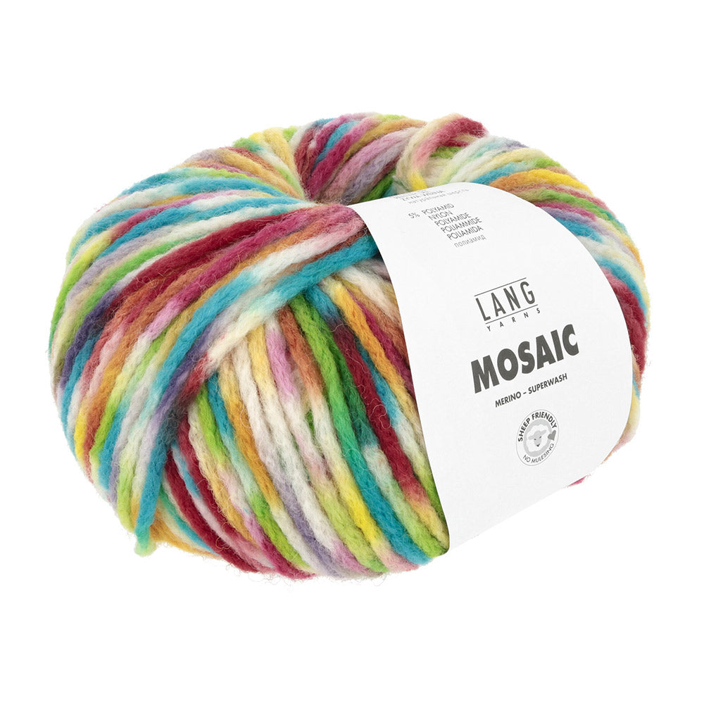 Langyarnsmosaic print — gemaakt met Lang Yarns Mosaic