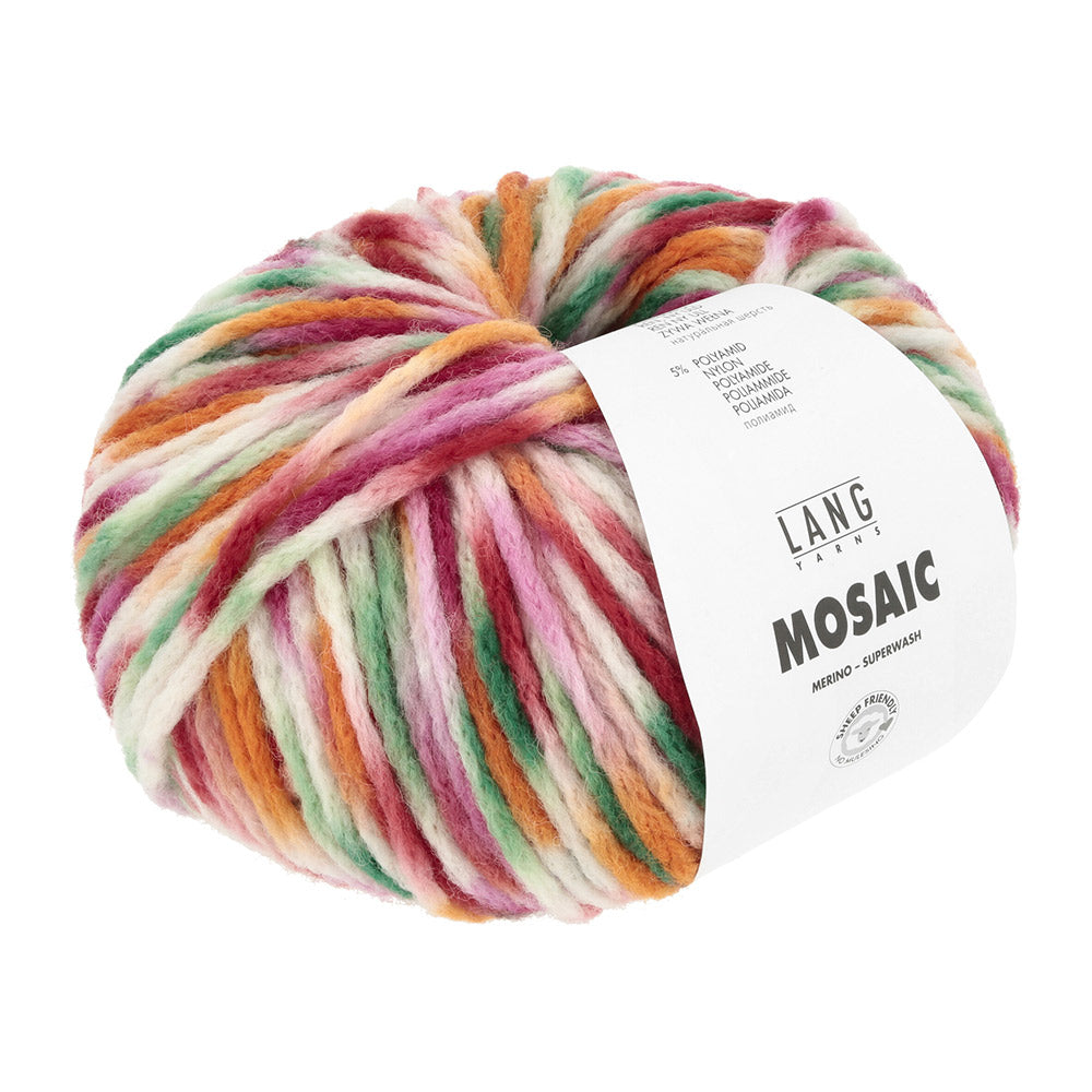 Langyarnsmosaic print — gemaakt met Lang Yarns Mosaic
