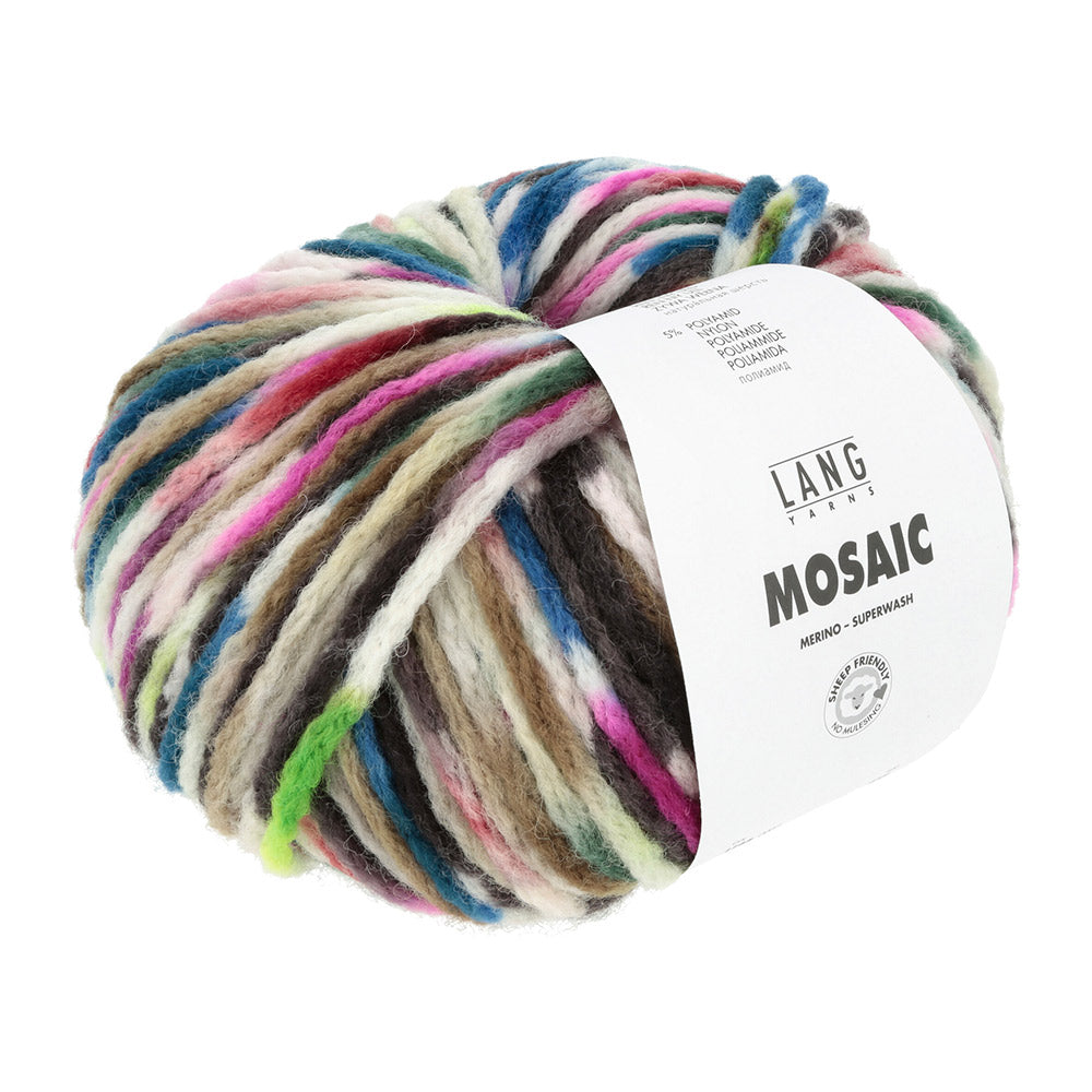 Langyarnsmosaic print — gemaakt met Lang Yarns Mosaic