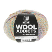 Lang Yarns Move 0014 Oranje/Turquoise/Geel/Lila