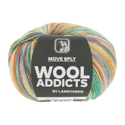 Lang Yarns Move 8-Fach 0007 Geel/Oranje/Lila