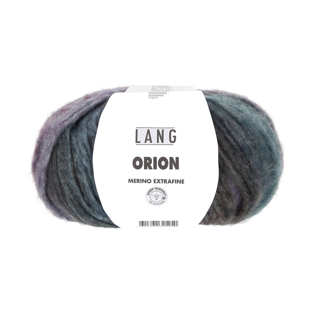 Lang Yarns Orion 006 Petrol/Lilac/Brown