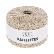 Lang Yarns Paillettes 0002 Wit/Goud