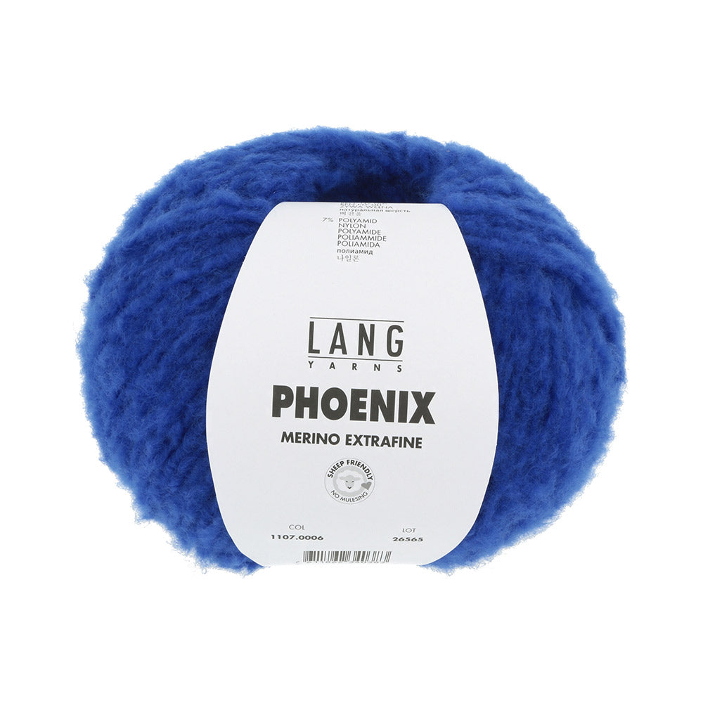 Lang Yarns Phoenix 006 Koningsblauw
