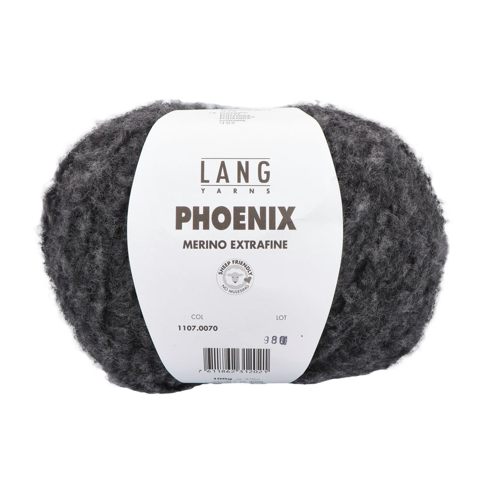 Lang Yarns Phoenix 070 Antraciet