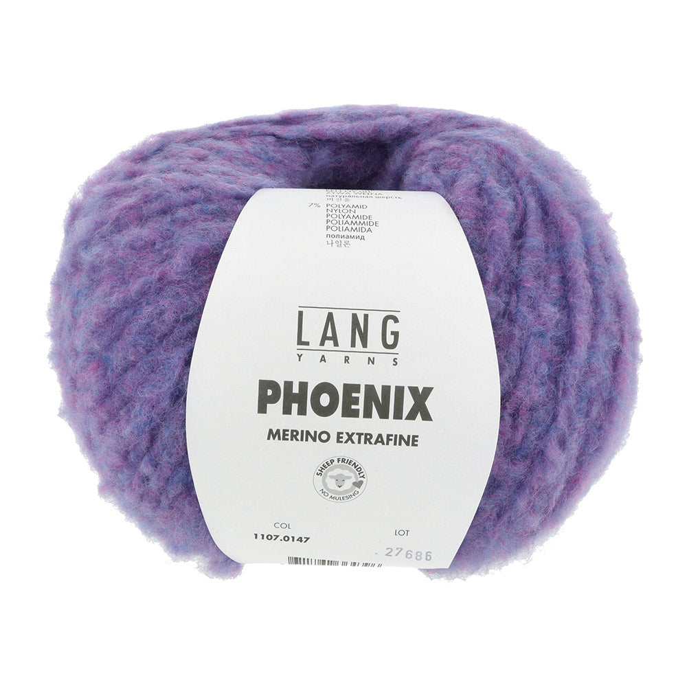 Lang Yarns Phoenix 147 Paars Chante Claire
