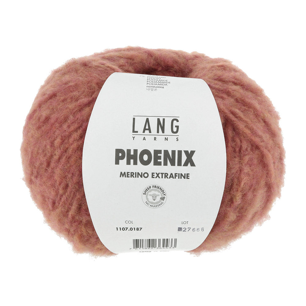Lang Yarns Phoenix 187 Brick Chante Claire