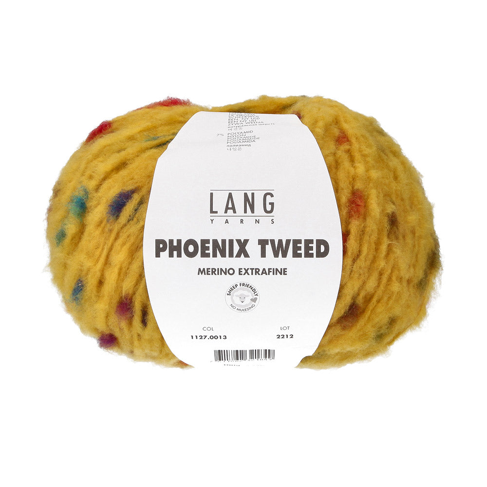Lang Yarns Phoenix Tweed 013 Geel