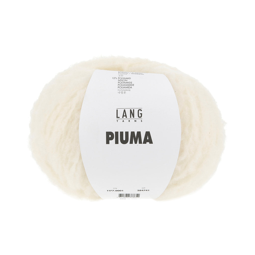 Lang Yarns Piuma 0001 Wit