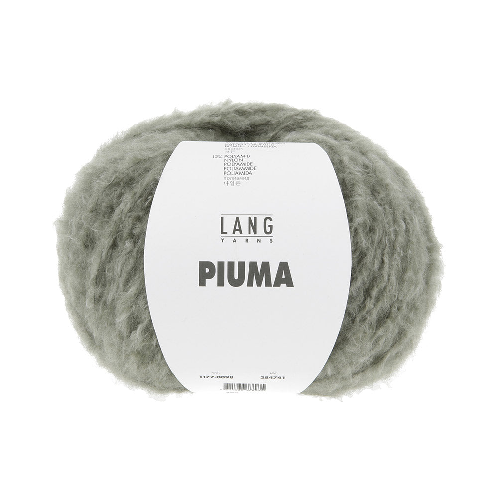 Lang Yarns Piuma 0098 Olijf