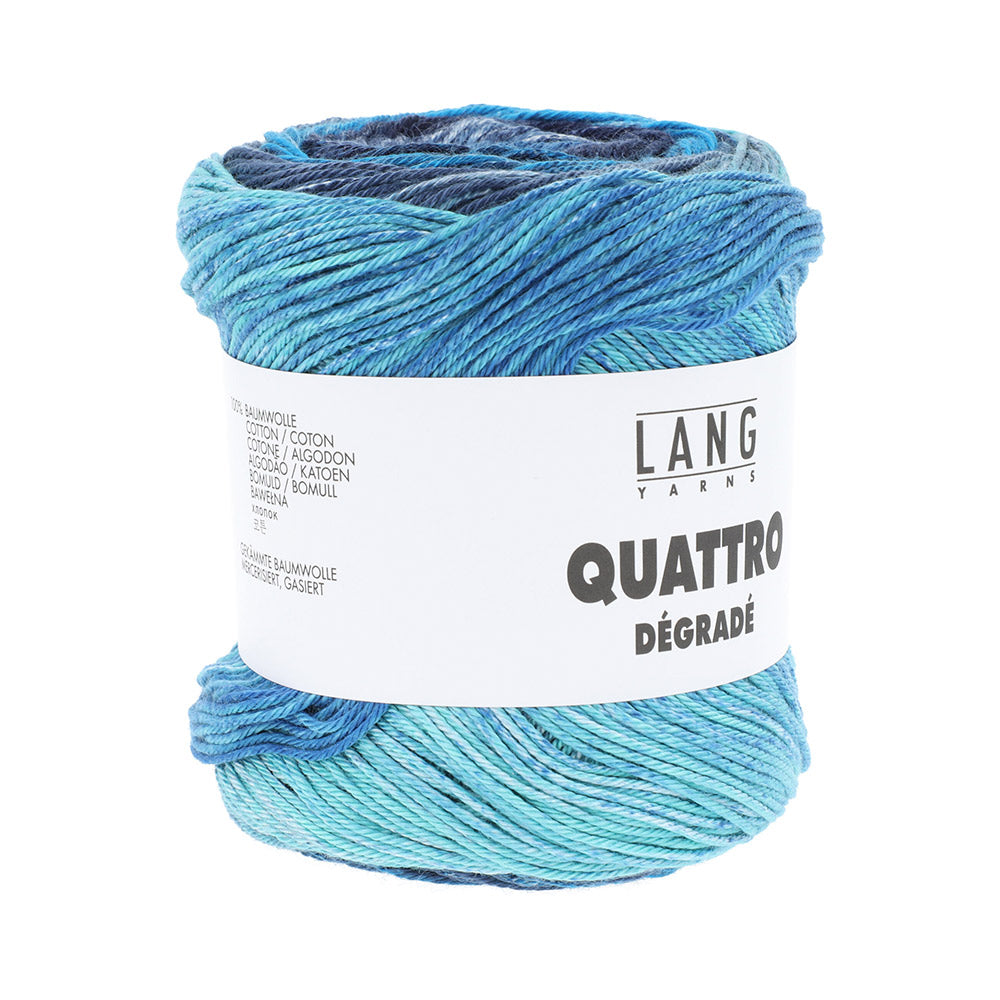 Langyarnsquattrodegrade print — gemaakt met Lang Yarns Quattro Dégradé