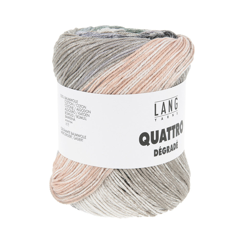 Langyarnsquattrodegrade print — gemaakt met Lang Yarns Quattro Dégradé