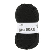 Lang Yarns Super Soxx 4-Fach 0004 Zwart (4-draads)
