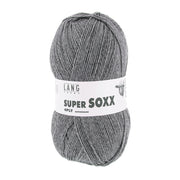 Lang Yarns Super Soxx 4-Fach 0005 Donkergrijs Gemêleerd (4-draads)