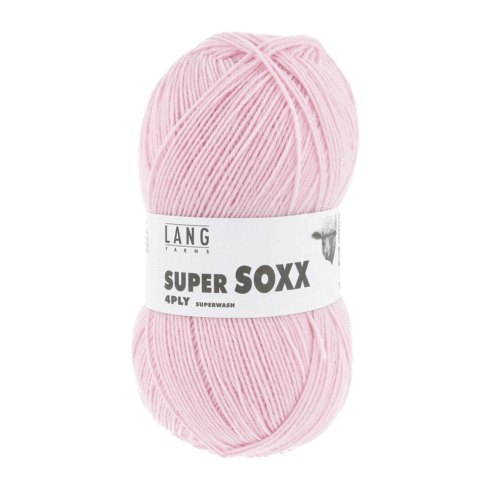 Lang Yarns Super Soxx 4-Fach 0009 Lichtroze (4-draads)