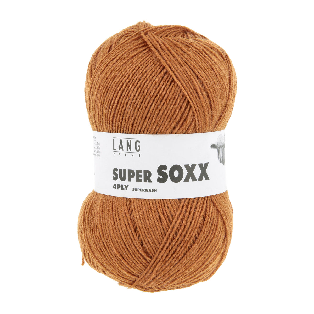 Lang Yarns Super Soxx 4-Fach 0011 Brons (4-draads)