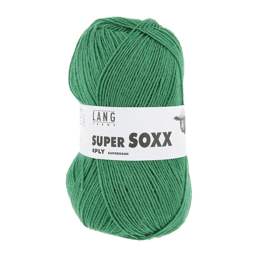 Lang Yarns Super Soxx 4-Fach 0017 Groen (4-draads)