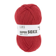 Lang Yarns Super Soxx 4-Fach 0060 Rood (4-draads)