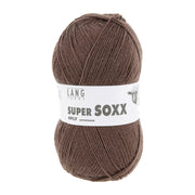 Lang Yarns Super Soxx 4-Fach 0096 Lichtbruin (4-draads)
